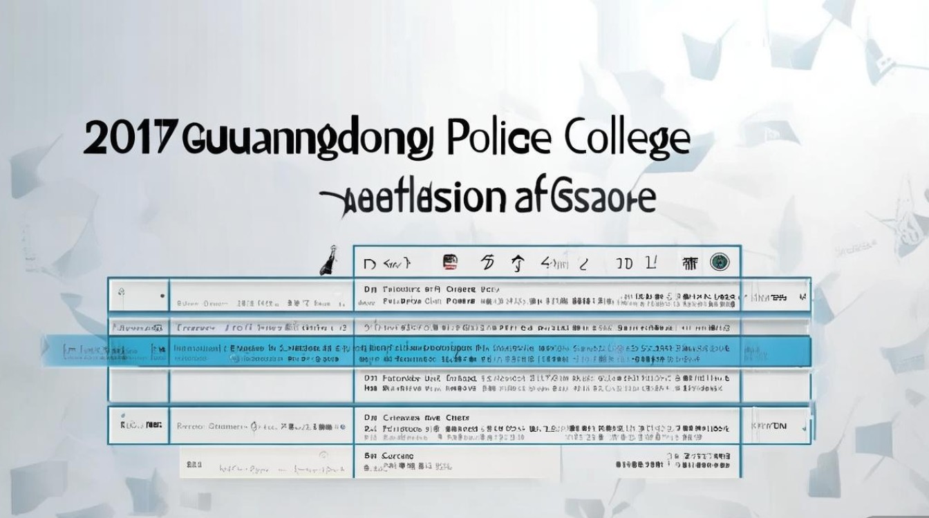 2017年广东警官学院录取分数线多少分？录取线查询、高考志愿参考