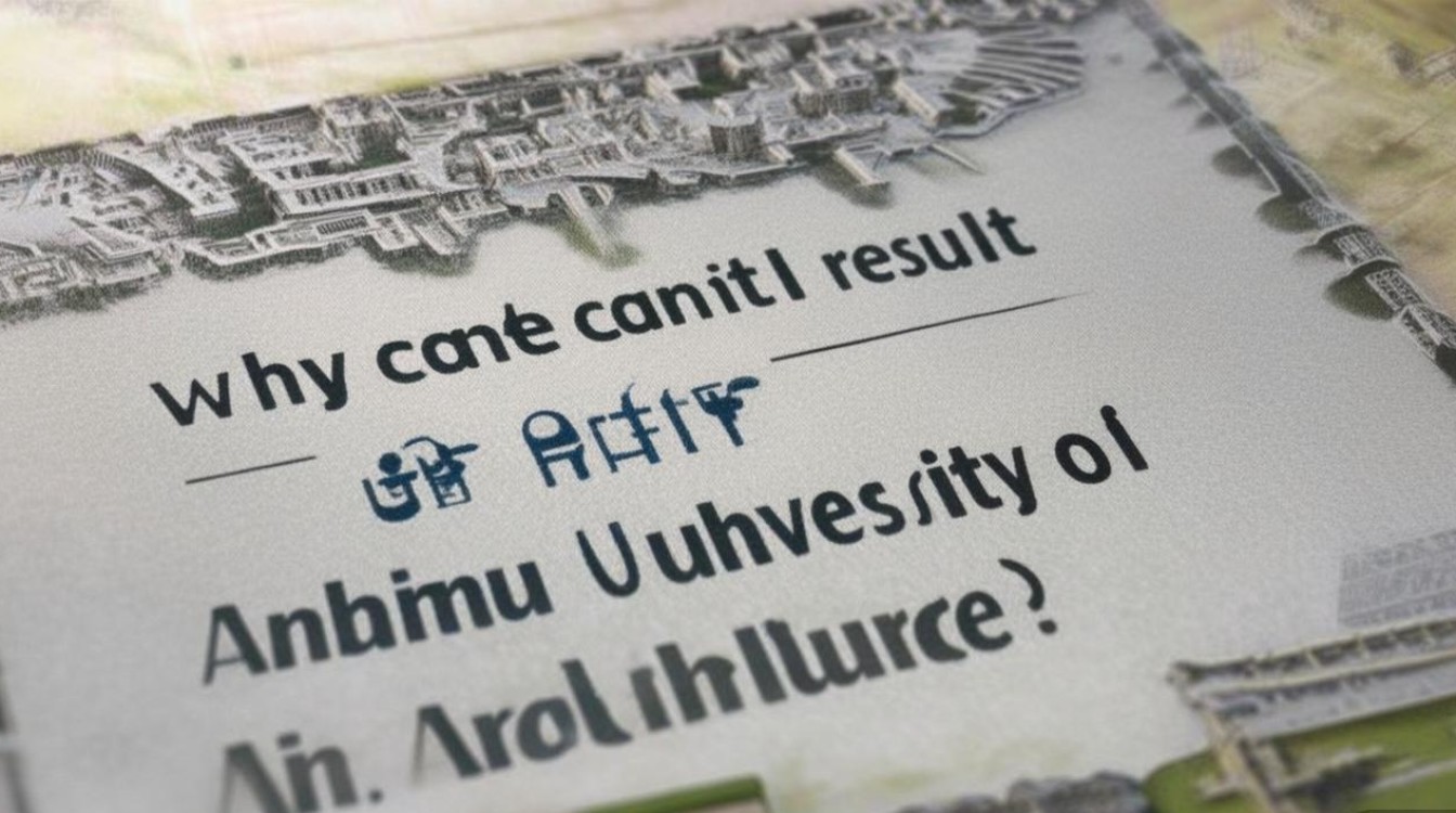 安徽建筑大学查不到录取，为什么一直查不到录取结果？