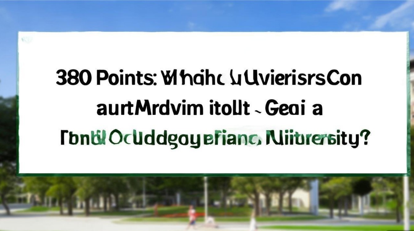 380分能上什么大学，380分能上公办本科大学吗？