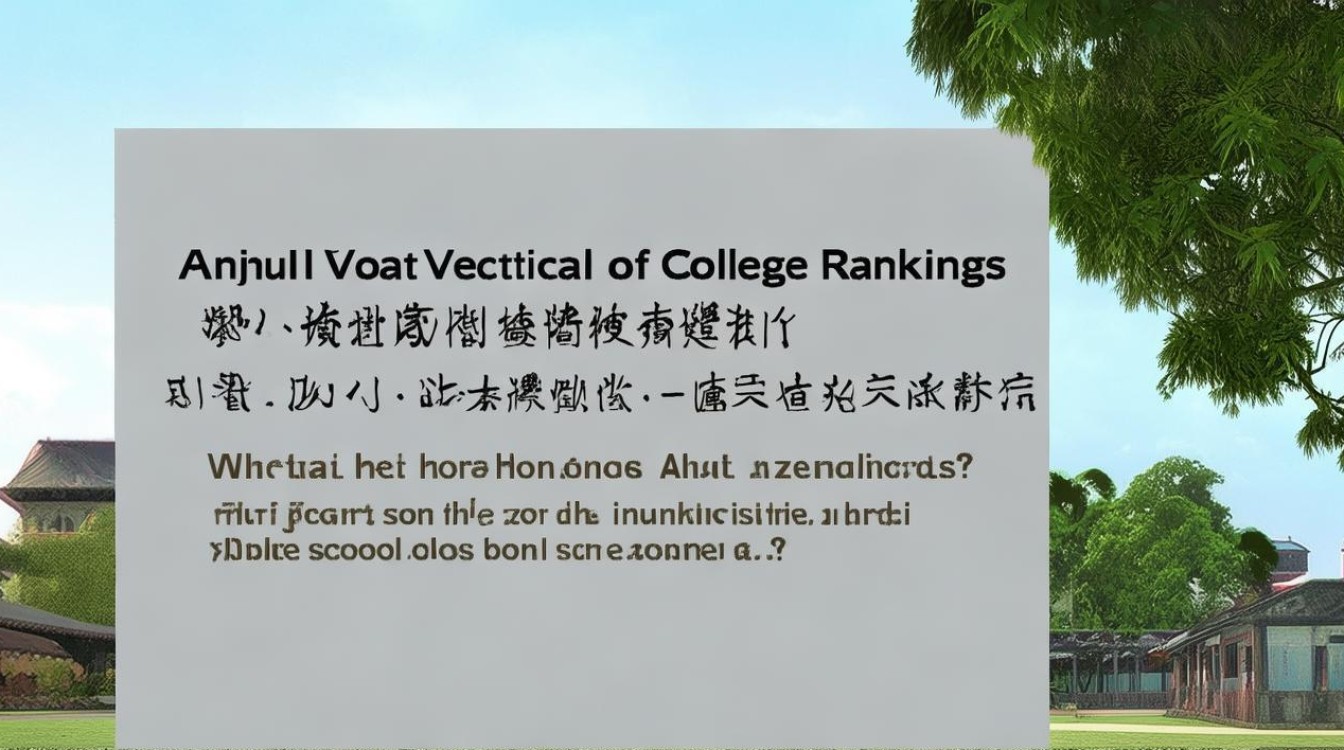 安徽专科学校排名如何？文科300分能上什么学校？