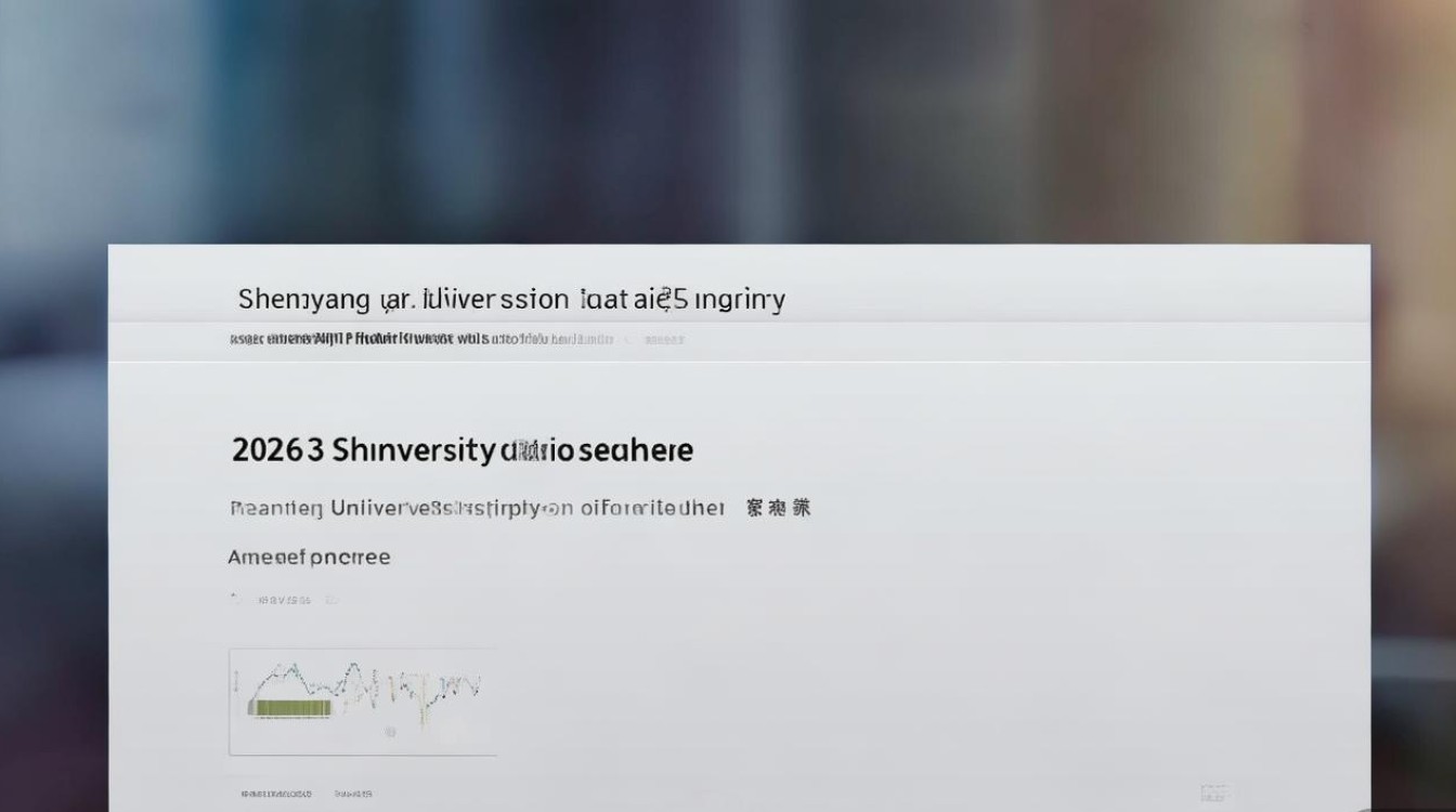 沈阳大学录取情况查询？2026 年沈阳大学录取分数线是多少