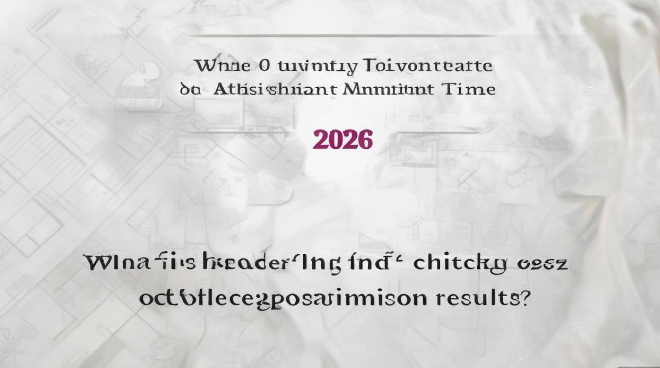 大学志愿录取公布时间是什么时候?2026 高考录取结果查询时间 大学志愿录取公布时间是什么时候?2026 高考录取结果查询时间